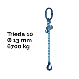 Jedno závěs řetězový, oko-hák, zkracovač, nosnost 6700 kg, G10-13